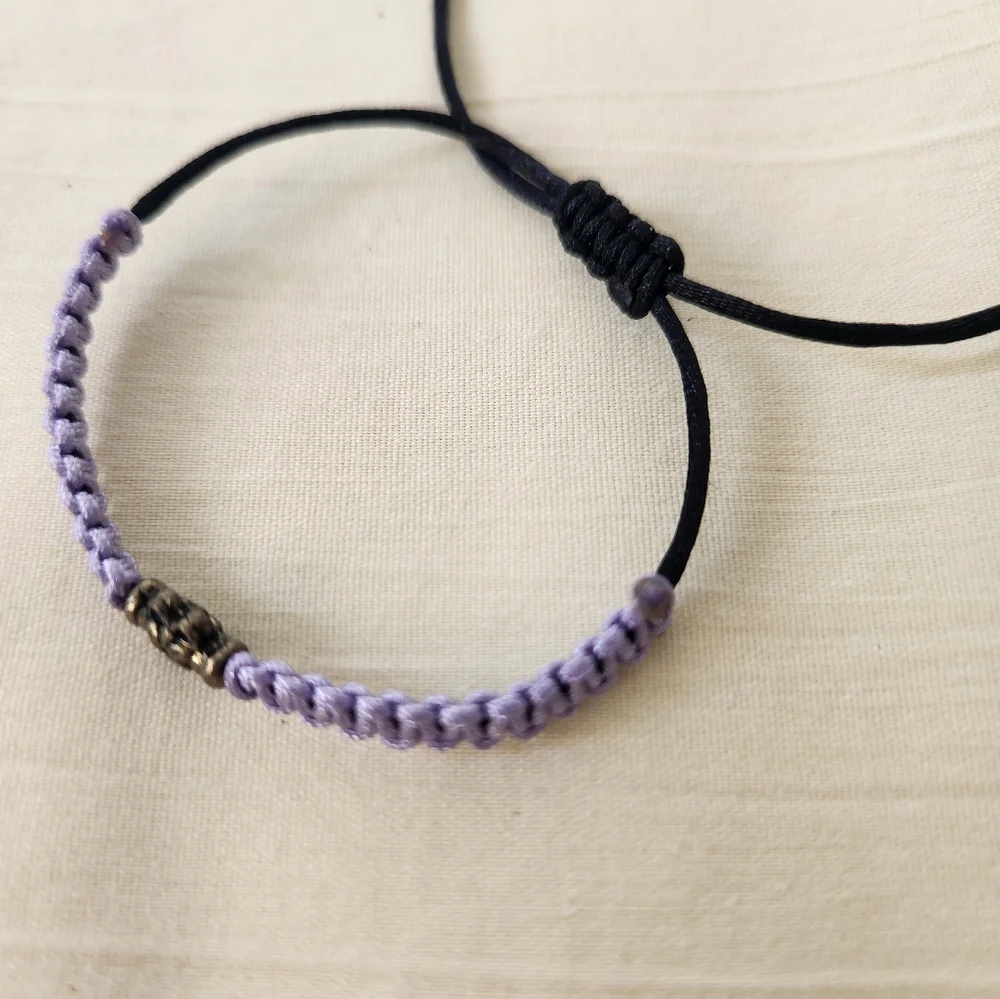 Adjuatable Bracelet Handmade Braided Bracelet 4 Pieces Unisex Multicolor. #02